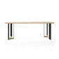 Industrial Style Dining Site Table Solid Wood Double Pedestal Furniture Clearhalo ' dining_table' 'Dining Tables & Seating' 'Dining Tables' 'furn' 'furn_dining_table' 'Furniture' 'furniture_dining_table' 'Kitchen & Dining Furniture' 'kitchen&dining_furn' 'kitchen' 'kitchen_dining_table' 1200x1200_82c442fe-efca-4381-a8c5-735ae566268e