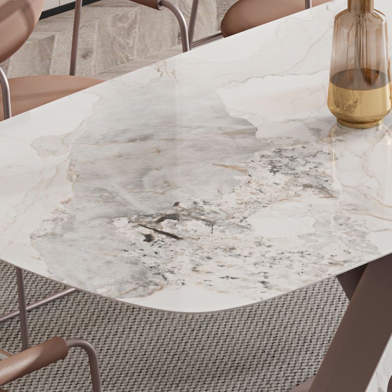 Metal Traditional Luxury Rectangle Table Sintered Stone Table with Pedestal Clearhalo ' dining_table' 'Dining Tables & Seating' 'Dining Tables' 'furn' 'furn_dining_table' 'Furniture' 'furniture_dining_table' 'Kitchen & Dining Furniture' 'kitchen&dining_furn' 'kitchen' 'kitchen_dining_table' 1200x1200_82c4d128-be3b-49da-a077-9ecd4e563ce3