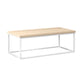 Table basse Frame/Frame Table basse rectangulaire moderne en MDF 18''H