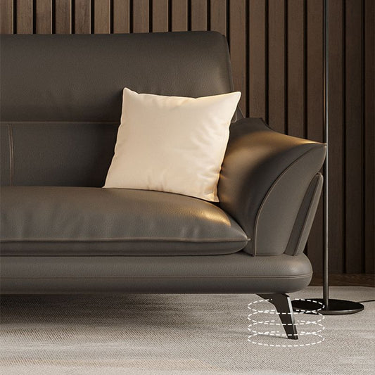 Cuscinetto cucito grigio scuro contemporaneo posteriore braccio stazionario svasato