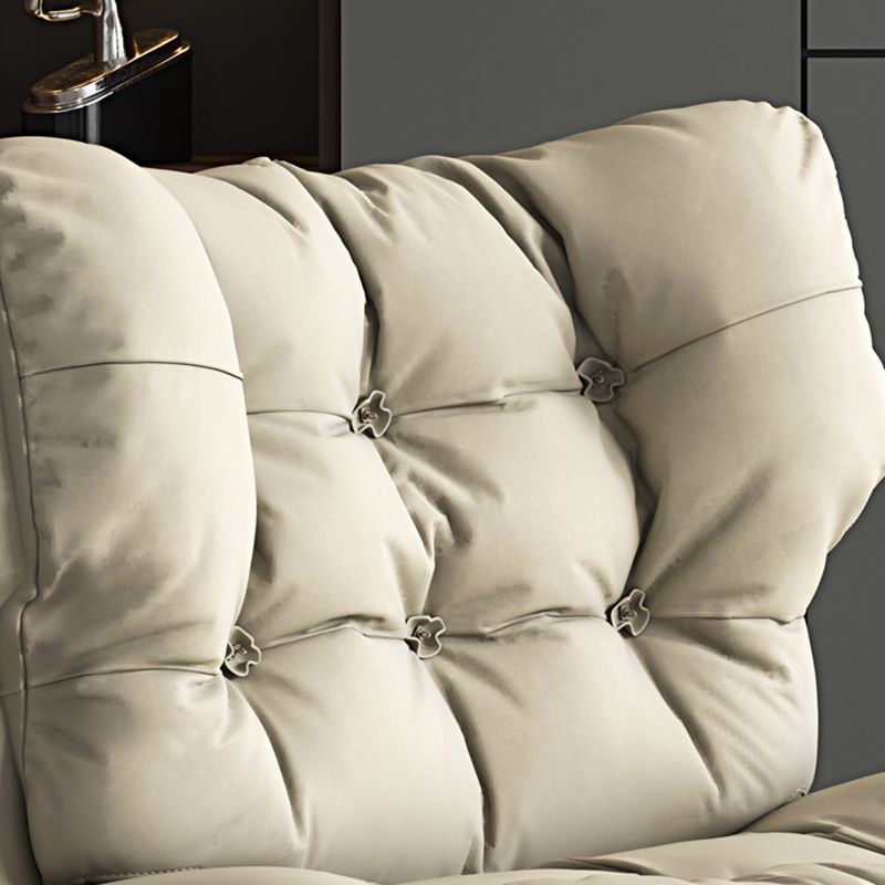 Tufted Microsuede Wingback Recliner 42" Wide Swivel Base Recliner Chair Clearhalo 'Chairs & Seating' 'furn' 'furn_recliners' 'Furniture' 'Living Room Furniture' 'Recliners' 1200x1200_82c97534-38a2-45e5-b6dc-0e24beb23826