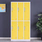 Hinged Steel Wardrobe Cabinet Contemporary Wardrobe Armoire for Home