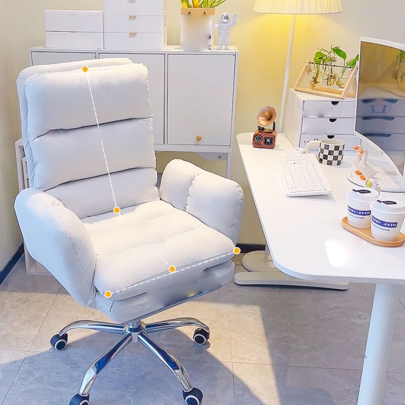 Silla de oficina de armas fijas altura moderna del asiento ajustable silla giratoria ergonómica con ruedas