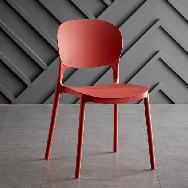 Glam Plastic Side Chair Stacking Open Back Dining Side Chair Clearhalo 'Dining Chairs' 'Dining Tables & Seating' 'dining_chair' 'furn' 'furn_dining_chair' 'Furniture' 'Kitchen & Dining Furniture' 1200x1200_82ce0195-ab72-4fed-a185-fd6e98962783