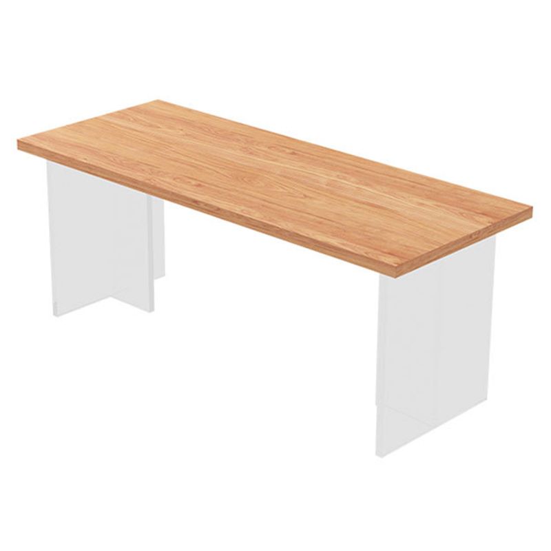 Rectangle Double Pedestal Dining Table Medieval Modern Style Wood Table for Living Room Clearhalo 'Dining Tables & Seating' 'Dining Tables' 'dining_table' 'furn' 'furn_dining_table' 'Furniture' 'Kitchen & Dining Furniture' 1200x1200_82cf5c2d-f766-4fd0-b3fe-7ee0564eda47