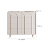 Contemporary Storage Chest Dresser Wooden Dresser for Bedroom