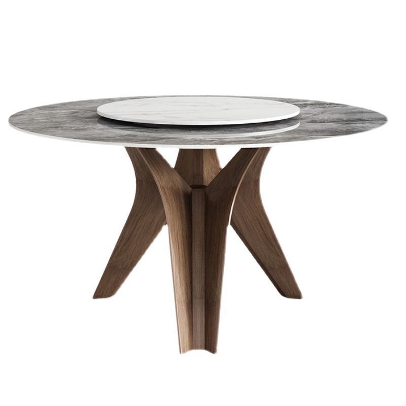 Modern Style Sintered Stone Dining Set Round 1/4/7 Pieces Dining Set for Home Use Clearhalo 'Dining Room Sets' 'Dining Tables & Seating' 'dining_room_set' 'furn' 'furn_dining_room_set' 'Furniture' 'Kitchen & Dining Furniture' 1200x1200_82d70d59-a289-4b02-87fa-13397b467d1f