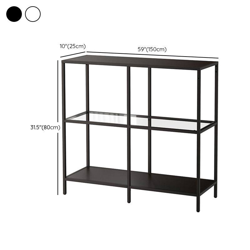 Tabella dell'accento console contemporanea a 3 battitura tavolo da divano console di finitura antica in metallo
