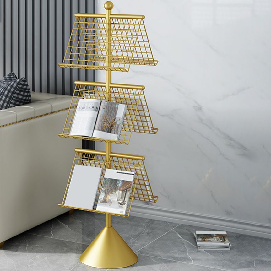 Modern Style Bookshelf Etagere Closed Back Metal Bookcase for Home Clearhalo 'Bookcases' 'furn' 'furn_bookcases' 'Furniture' 'furniture_bookcases' 'Office Furniture' 1200x1200_82da8356-4676-483d-a671-d63bcae5293a