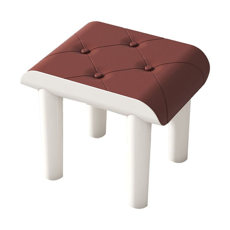 Faux Leather Pouf Whole Colored Modern Tufted Rectangle Stain Resistant Ottoman Clearhalo 'furn' 'furn_ottomans_poufs' 'Furniture' 'Living Room Furniture' 'Ottomans & Poufs' 'ottomans_poufs' 1200x1200_82dbc85d-1a7e-40fd-ab3d-55b372eb9cf2