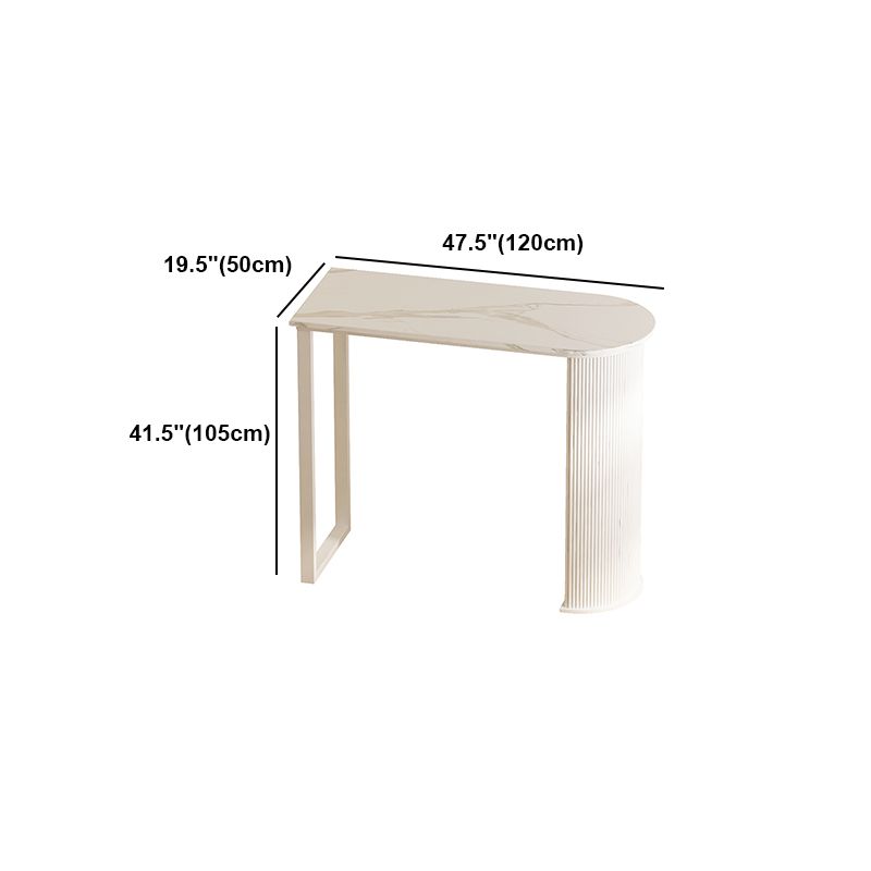 White Modern Style Specialty Bar Table in Faux Marble and Metal Milk Tea Shop Bar Table Clearhalo 'Bar Furniture' 'Bar Tables' 'bar_tables' 'furn' 'furn_bar_tables' 'Furniture' 'furniture_bar_tables' 'Kitchen & Dining Furniture' 1200x1200_82df8972-dcd7-4c78-80d2-259fd24d4cd1