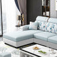 Sofá de lino moderno Sofá Pilpo de almohada Sectional para sala de estar para sala de estar