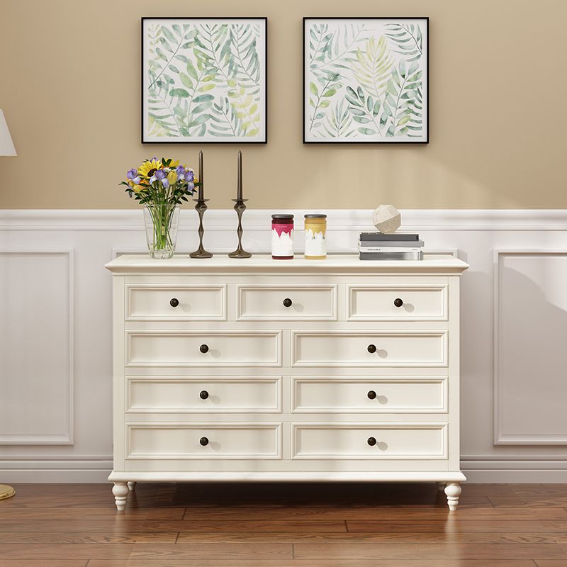 Scandinavian White Wooden Storage Chest Drawers Included for Home Clearhalo 'Bedroom Furniture' 'Dressers & Chests' 'dressers_chests' 'furn' 'furn_dressers_chests' 'Furniture' 1200x1200_82e37f50-f991-4378-9a6f-9b98e5ddbec8
