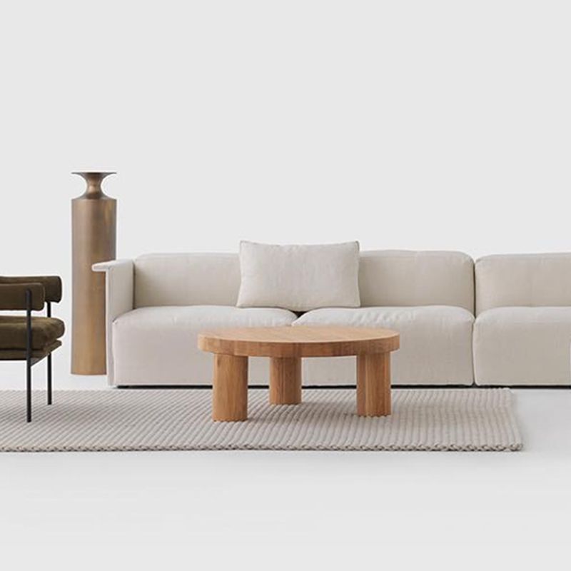 Scandinavian Round Solid Wood Coffee Table Natural 3 Legs Cocktail Table Clearhalo 'Coffee & Accent Tables' 'Coffee Tables' 'coffee_tables' 'furn' 'furn_coffee_tables' 'Furniture' 'Living Room Furniture' 1200x1200_82e54903-8451-4706-bcf7-6d2b40156221