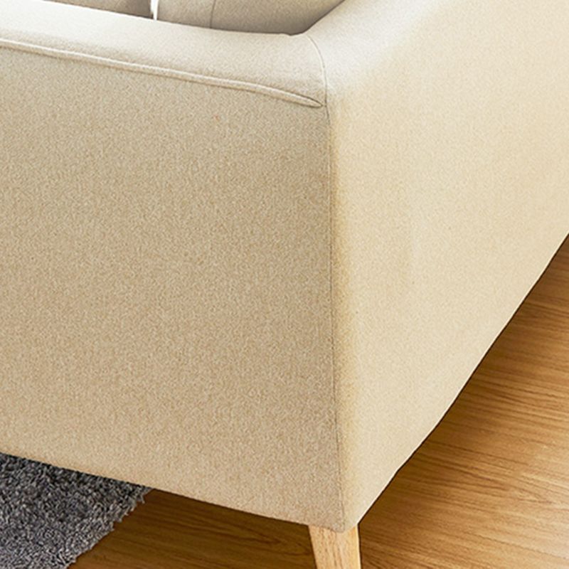 Nordic Square Arm Standard Sofa Slipcovered Couch with Pillows for 2 People Clearhalo 'Furniture' 'furniture_sofas' 'Living Room Furniture' 'Sofa' 'sofas' 1200x1200_82e59c94-7912-4b59-a40d-748318f665e6