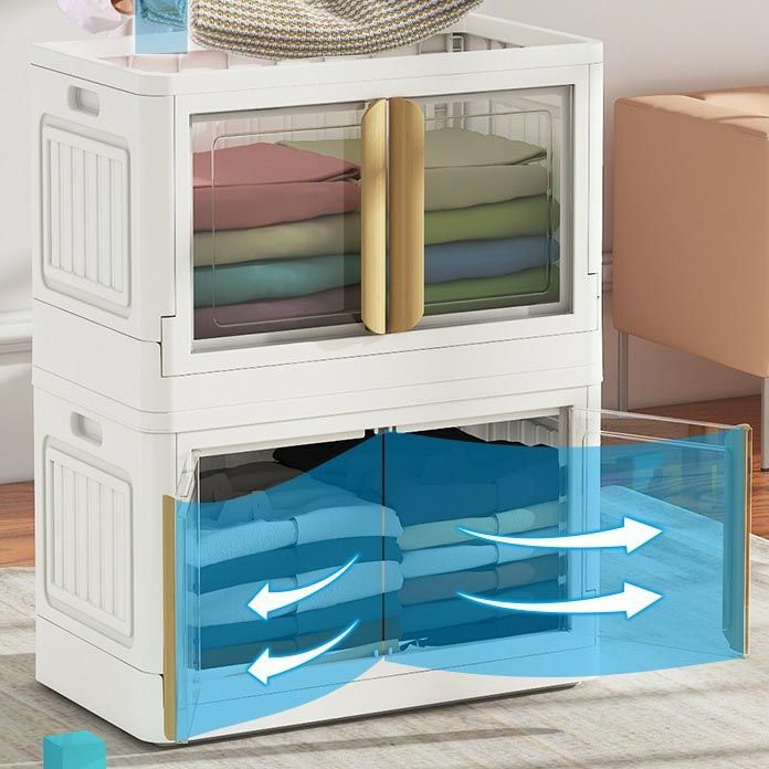 Eigentijdse niet-hangende Armoire plastic vrijstaande garderobe kast met deur