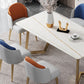 Nordic Style 1/2/5/7 Pieces Dinette Set White Sintered Stone Top Dining Table Set Clearhalo 'Dining Room Sets' 'Dining Tables & Seating' 'dining_room_set' 'furn' 'furn_dining_room_set' 'Furniture' 'furniture_dining_room_set' 'Kitchen & Dining Furniture' 'kitchen&dining_furn' 'kitchen' 1200x1200_82e5b349-551e-477e-ada6-6ff0f4eee009