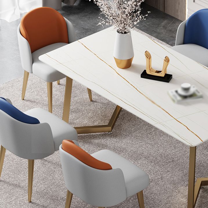 Nordic Style 1/2/5/7 Pieces Dinette Set White Sintered Stone Top Dining Table Set Clearhalo 'Dining Room Sets' 'Dining Tables & Seating' 'dining_room_set' 'furn' 'furn_dining_room_set' 'Furniture' 'furniture_dining_room_set' 'Kitchen & Dining Furniture' 'kitchen&dining_furn' 'kitchen' 1200x1200_82e5b349-551e-477e-ada6-6ff0f4eee009