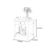 Traditional Ashwood Side End Table Lacquered Sofa End Table for Living Room Clearhalo 'Coffee & Accent Tables' 'End & Side Tables' 'end_side_table' 'end_side_tables' 'furn' 'furn_end_side_tables' 'Furniture' 'furniture_end_side_table' 'Living Room Furniture' 1200x1200_82e5bd18-4b43-481f-9b7d-d0b437058665