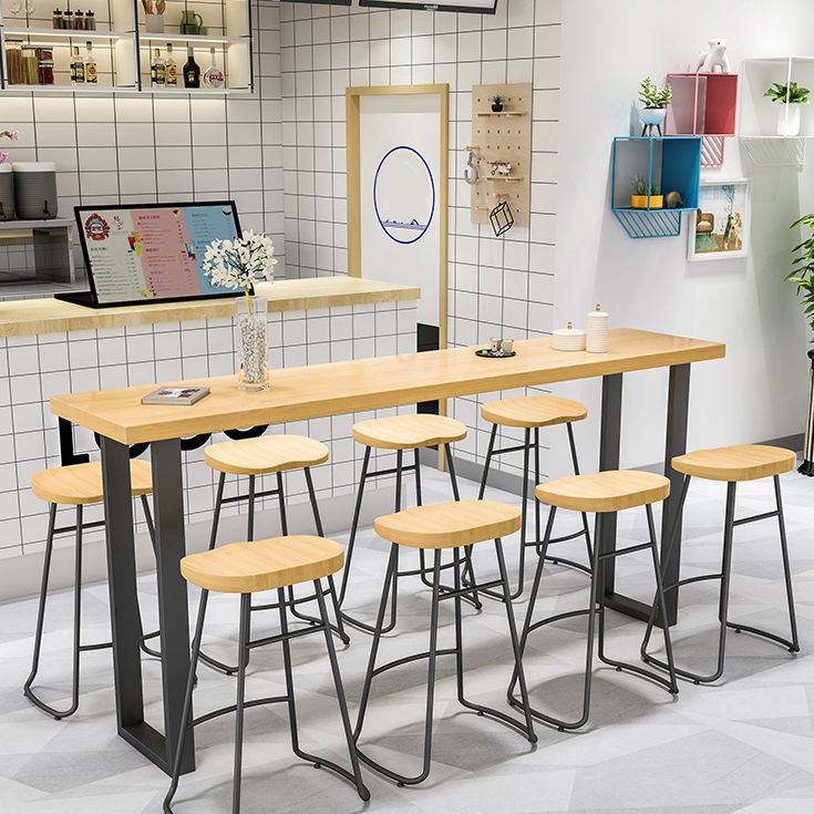 Modern Contoured Seat Counter Stool Solid Wood Backless Counter-height Stool Clearhalo 'Bar Furniture' 'Bar Stools' 'bar_stools' 'furn' 'furn_bar_stools' 'Furniture' 'Kitchen & Dining Furniture' 1200x1200_82e77849-69e6-49e4-8a0d-3ce1547630ca