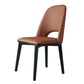 Contemporary Leather Dining Chairs Armless Open Back Chairs with Wood Legs Clearhalo 'Dining Chairs' 'Dining Tables & Seating' 'dining_chair' 'furn' 'furn_dining_chair' 'Furniture' 'furniture_dining_chair' 'Kitchen & Dining Furniture' 1200x1200_82e7e305-d876-4612-ab9b-97920b7537ef