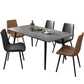 Industrial Style Sintered Stone Dining Table Rectangle Table with 4 Legs for Dinning Room Clearhalo ' dining_table' 'Dining Tables & Seating' 'Dining Tables' 'furn' 'furn_dining_table' 'Furniture' 'furniture_dining_table' 'Kitchen & Dining Furniture' 'kitchen&dining_furn' 'kitchen' 'kitchen_dining_table' 1200x1200_82e9ace8-66c4-4885-8c68-3577d90d4a42