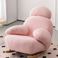 Gestoffeerd glamour rocker ergonomisch met gewatteerde stoel schommelen stoel 37,8 "x 37,8" x 33.5 "