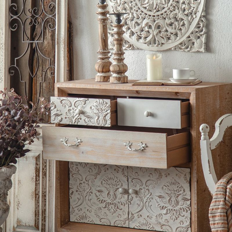 Industrial Espresso Accent Cabinet with Drawer Chest with Doors Clearhalo 'Cabinets & Chests' 'cabinets_chests' 'furn' 'furn_cabinets_chests' 'Furniture' 'Living Room Furniture' 1200x1200_82ed5f96-d7ad-4fe4-bb15-03252141ada1