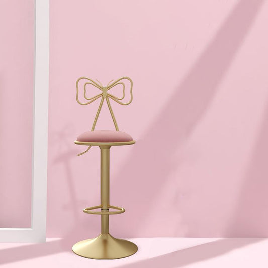 Glamouröser Esshocker verstellbarer Höhenstangen mit Fußstütze