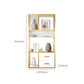 Glam Shelf Bookcase Metal Open Back Bookshelf for Study Room Clearhalo 'Bookcases' 'furn' 'furn_bookcases' 'Furniture' 'Office Furniture' 1200x1200_82ef46fd-45ec-4a76-99e9-dcd938a410b1
