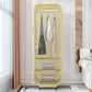 Bedroom Metal Wardrobe Cabinet Industrial Storage Cabinet with Garment Rod