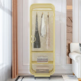 Bedroom Metal Wardrobe Cabinet Industrial Storage Cabinet with Garment Rod