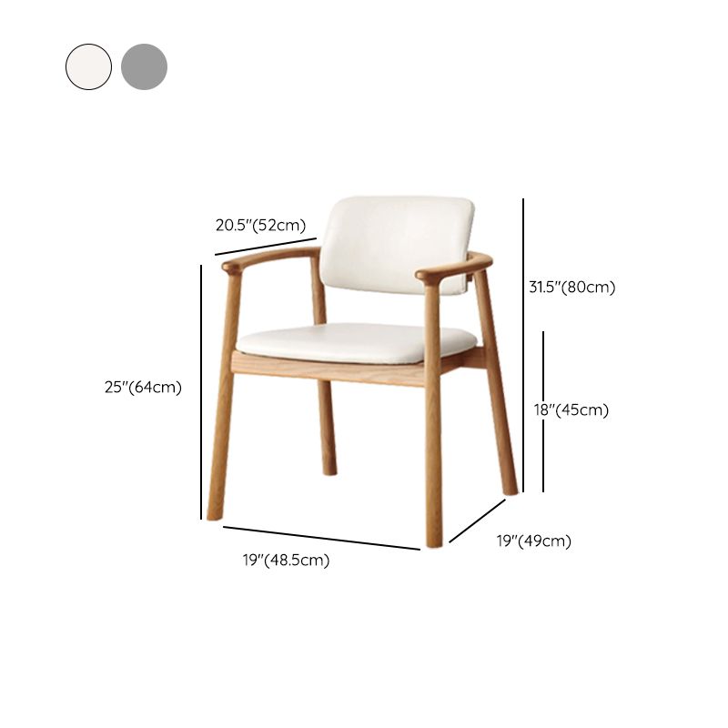 Sedia a braccio sala da pranzo a apertura in legno contemporaneo (set di 1/2/4/6/8)