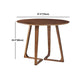 Simple Walnut Ash Dining Table Double Solid Wood Pedestal Home Table Clearhalo 'Dining Tables & Seating' 'Dining Tables' 'dining_table' 'furn' 'furn_dining_table' 'Furniture' 'furniture_dining_table' 'Kitchen & Dining Furniture' 'kitchen' 'kitchen_dining_table' 1200x1200_82f471c3-ca51-4687-81bd-6ac796f92917