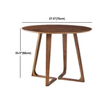 Simple Walnut Ash Dining Table Double Solid Wood Pedestal Home Table Clearhalo 'Dining Tables & Seating' 'Dining Tables' 'dining_table' 'furn' 'furn_dining_table' 'Furniture' 'furniture_dining_table' 'Kitchen & Dining Furniture' 'kitchen' 'kitchen_dining_table' 1200x1200_82f471c3-ca51-4687-81bd-6ac796f92917