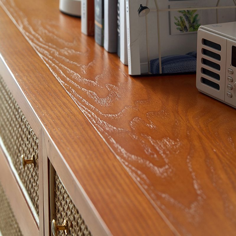 Chox de almacenamiento de madera sólida Cofre de almacenamiento glamoroso con cajones