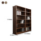 Closed Back Modern Style Bookshelf Wood Bookcase for Office Use Clearhalo 'Bookcases' 'furn' 'furn_bookcases' 'Furniture' 'Office Furniture' 1200x1200_82f5d511-ad19-4681-8e7c-605b12b9aae9