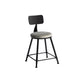 Industrielles rundes Bartisch-Set, 1/2/3-teilig, gesinterter Stein-Bartisch-Set für das Esszimmer