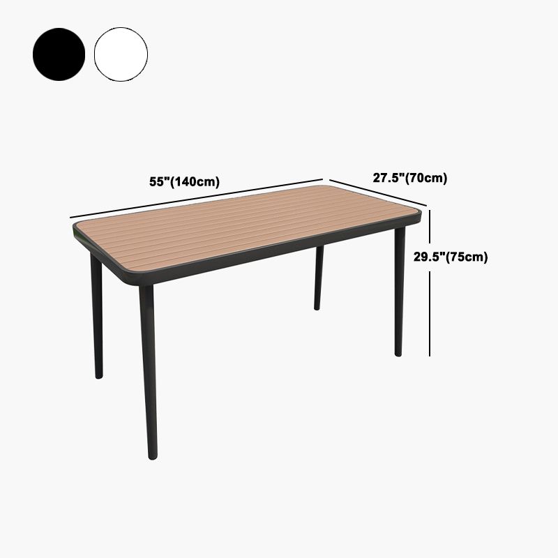 Modern Style Rectangle Table Set 1/2/5/7 Pieces Dining Set for Home