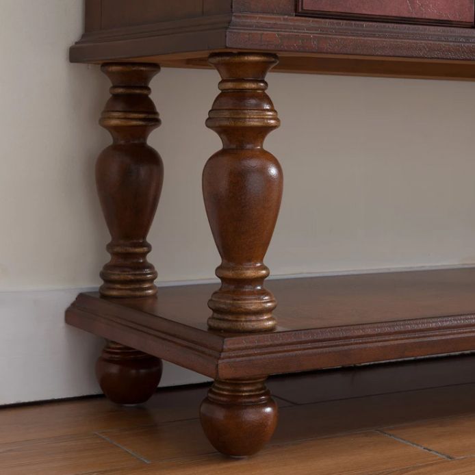 Tavolo da console del rettangolo di campagna francese Tavolo accento per console in legno per Hall