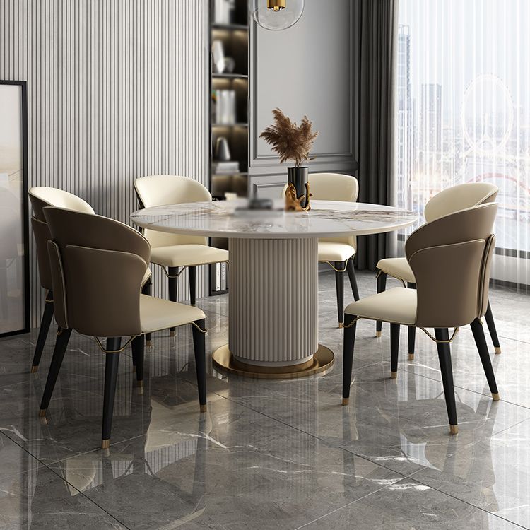 Glam Wood Dining Armless Chairs Wingback Chair for Restaurant Use Clearhalo ' kitchen&dining_furn' 'Dining Chairs' 'Dining Tables & Seating' 'dining_chair' 'furn' 'furn_dining_chair' 'Furniture' 'furniture_dining_chair' 'Kitchen & Dining Furniture' 'kitchen' 1200x1200_82fb8ea4-e6fb-4ef9-8540-bd0016bb1fb2