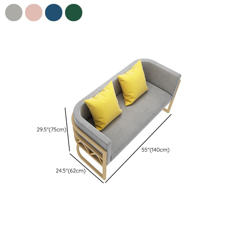 Sofa de couleur unie solide SIÈGE SIÈGE SIR TIÈRE MODERNE POUR BONUS SALLE