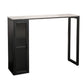 Stone Bar Dining Table Modern Rectangle Bar Table with Double Pedestal for Living Room Clearhalo 'Bar Furniture' 'Bar Tables' 'bar_tables' 'furn' 'furn_bar_tables' 'Furniture' 'furniture_bar_tables' 'Kitchen & Dining Furniture' 1200x1200_82fdf2a0-5995-4943-9230-fe27d4ee788b