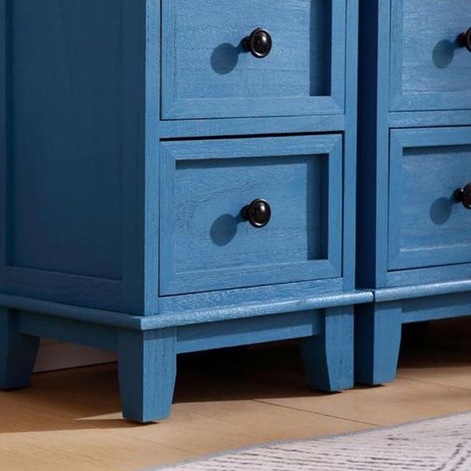 Coffre de rangement de style rétro, coffre de lingerie vertical en bois pour chambre à coucher