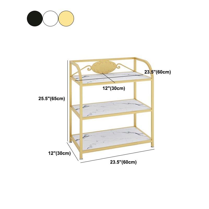 25.59"H Contemporary Metal Prep Table Rolling Prep Table for Dining Room Clearhalo 'furn' 'furn_kitchen_islands_carts' 'Furniture' 'Kitchen & Dining Furniture' 'Kitchen Islands & Carts' 'kitchen_islands_carts' 1200x1200_830239b4-21e0-4980-85c3-921c044fd5f2