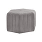 Contemporary Footstool Ottoman Suede Upholstered Solid Color Pentagon Ottoman Clearhalo 'furn' 'furn_ottomans_poufs' 'Furniture' 'Living Room Furniture' 'Ottomans & Poufs' 'ottomans_poufs' 1200x1200_83032184-5557-4db0-b486-de748c22ec3a
