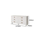 Cassa di stoccaggio bianco 16 "W Speeding Chest Crezer con cassetti per camera da letto