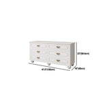 Cassa di stoccaggio bianco 16 "W Speeding Chest Crezer con cassetti per camera da letto