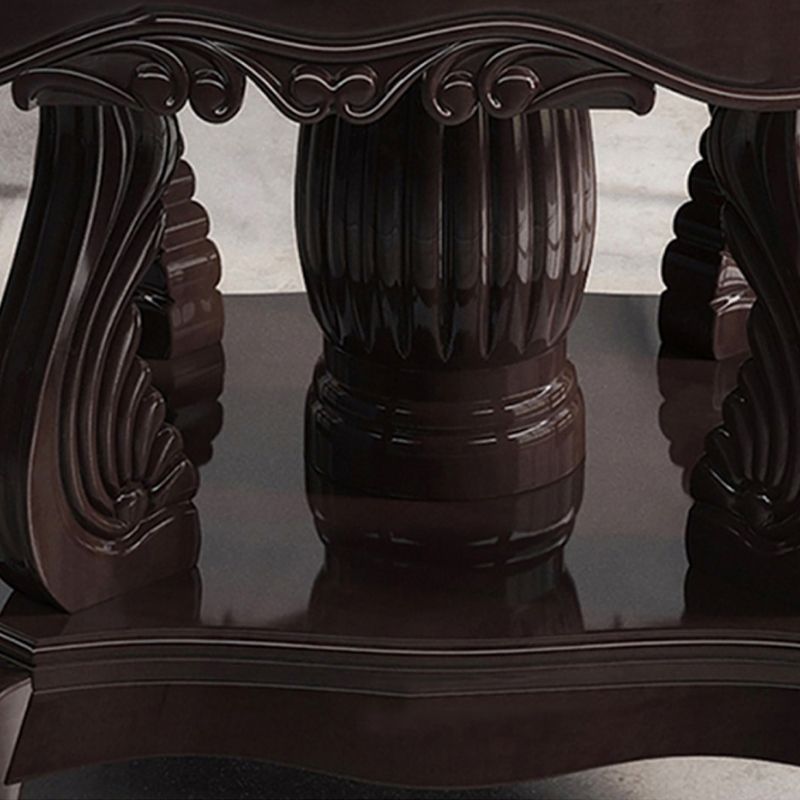 Stone Dining Table Round Dinner Table with Rubberwood Base for Dining Room Clearhalo 'Dining Tables & Seating' 'Dining Tables' 'dining_table' 'furn' 'furn_dining_table' 'Furniture' 'Kitchen & Dining Furniture' 1200x1200_8305a488-710a-4e4d-a2db-578a45976dbd
