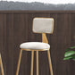 Glam Round Indoor Counter Stool Footrest Low Back Counter-height Stool Clearhalo 'Bar Furniture' 'Bar Stools' 'bar_stools' 'furn' 'furn_bar_stools' 'Furniture' 'Kitchen & Dining Furniture' 1200x1200_8306300e-51e3-454d-92f4-460ae35f994d